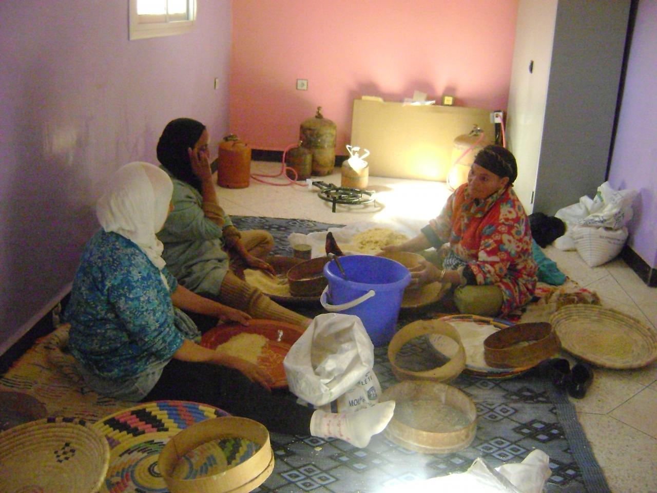 Production du cousous